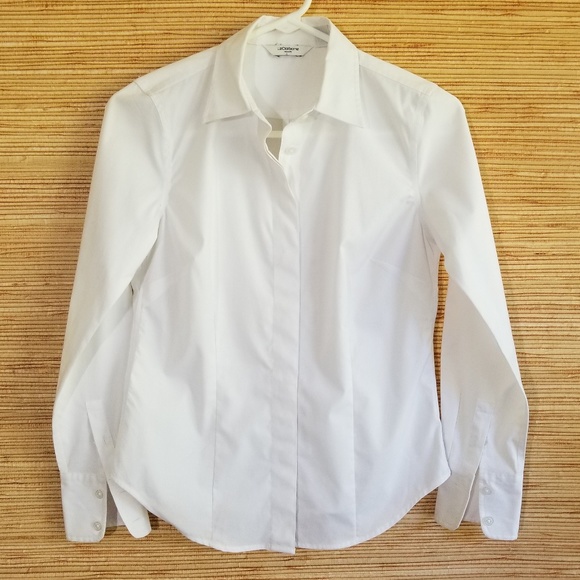 Liz Claiborne White Button Down Petite 